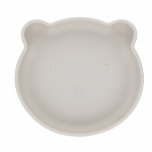ASSIETTE OURS SILICONE SABLE