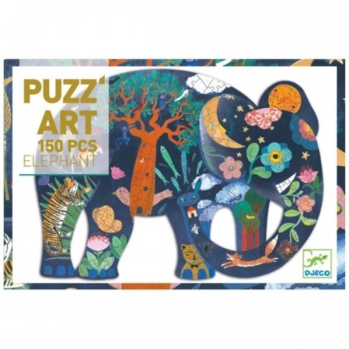 PUZZLE 150 PIECES ART ELEPHANT