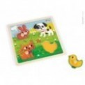 PUZZLE A ENCASTRER TACTILE MES PREMIERS ANIMAUX