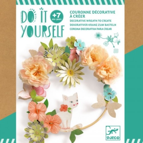 DO IT YOURSELF - COURONNE DE FLEURS DALIA