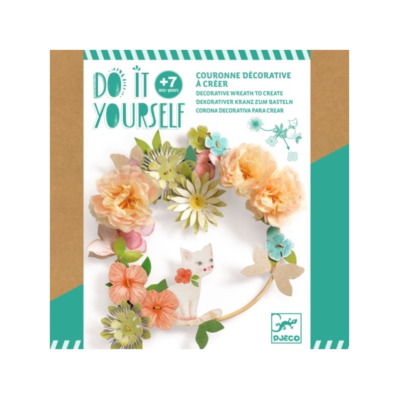 DO IT YOURSELF - COURONNE DE FLEURS DALIA