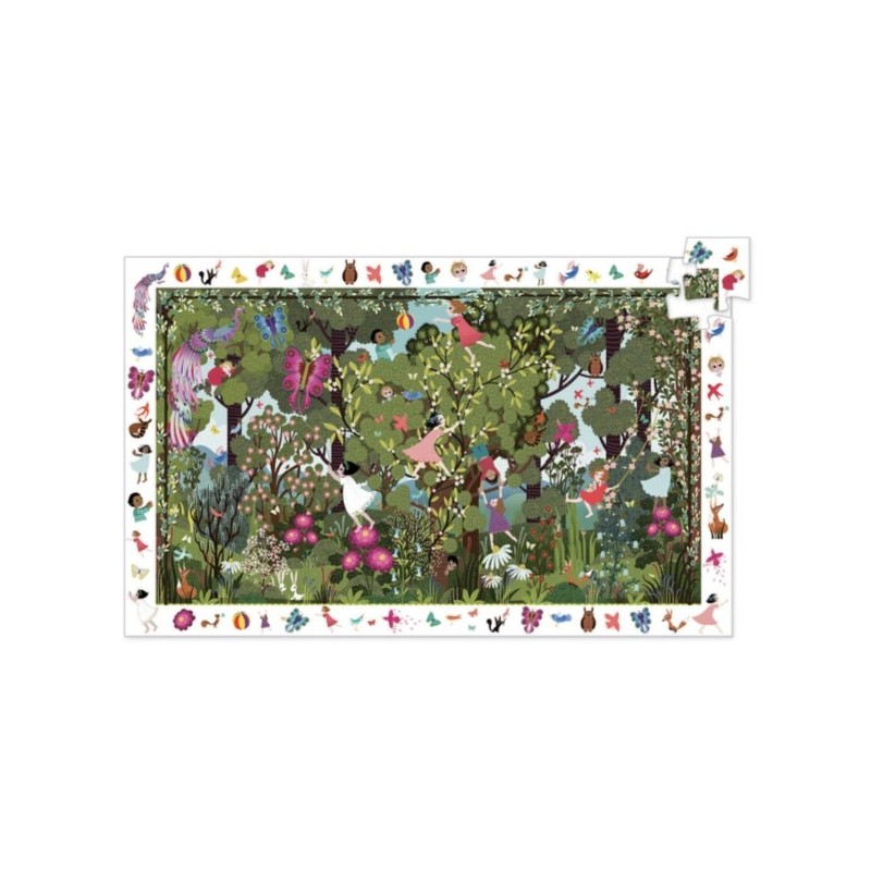 PUZZLE 100 PIECES OBSERVATION JEUX AU JARDIN