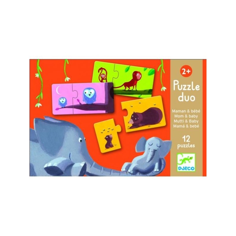 PUZZLE DUO MAMAN BEBE