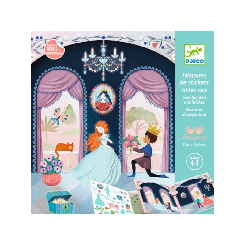 STICKERS HISTOIRE LA VIE AU CHATEAU