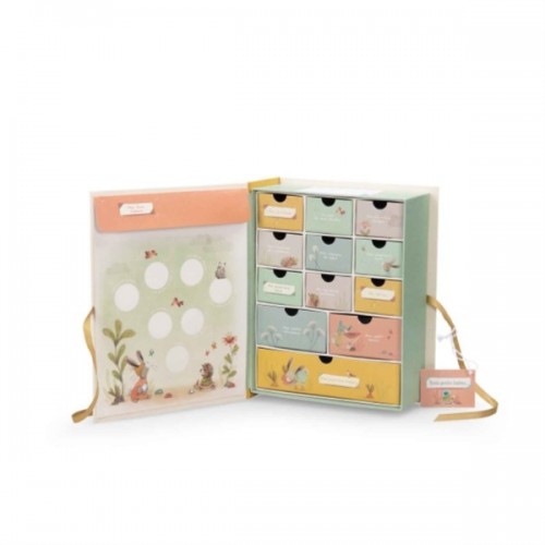 COFFRET NAISSANCE TROIS PETITS LAPINS