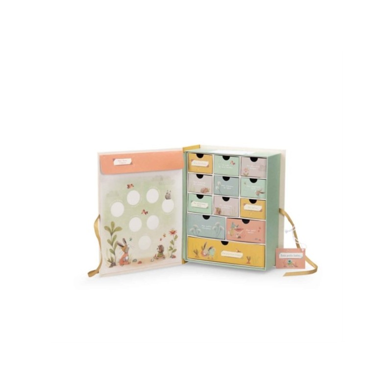 COFFRET NAISSANCE TROIS PETITS LAPINS