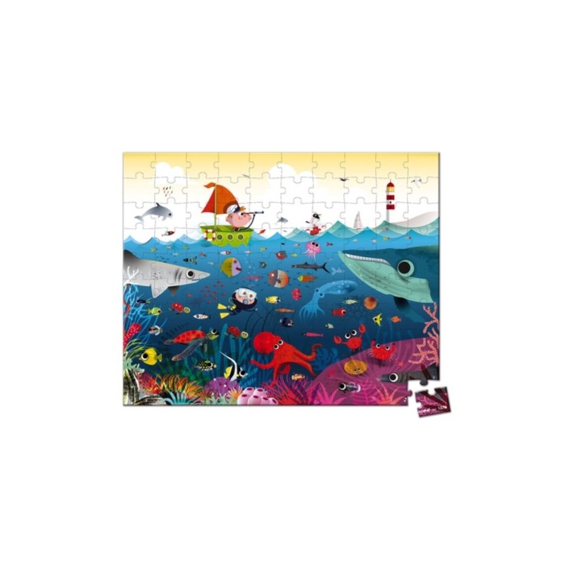 PUZZLE 100 PIECES VALISETTE PUZZLE SOUS MARIN