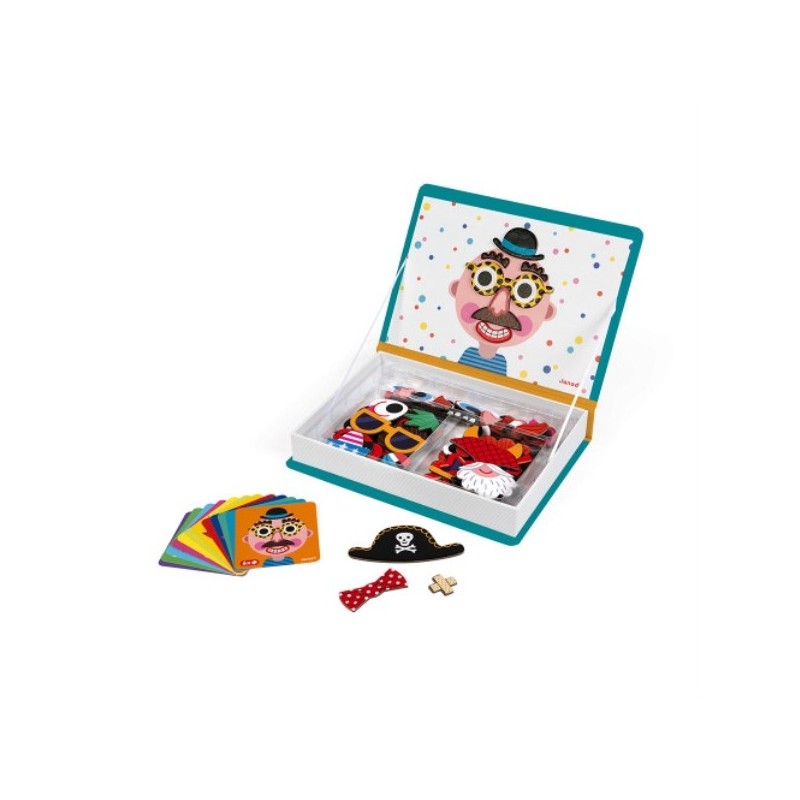 MAGNETI'BOOK CRAZY FACES GARCON 70 MAGNETS