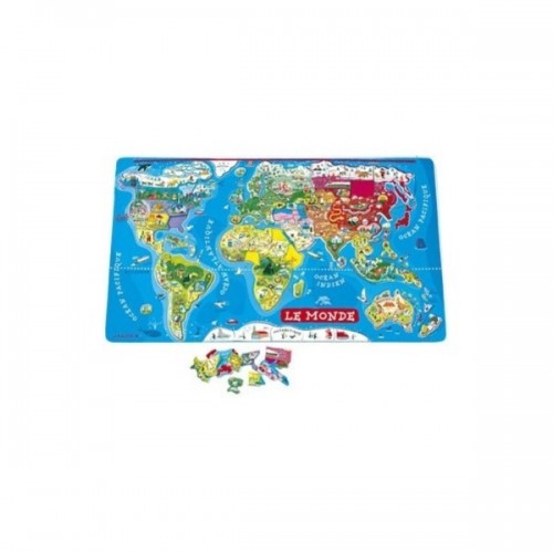 PUZZLE CARTE MONDE MAGNETIQUE