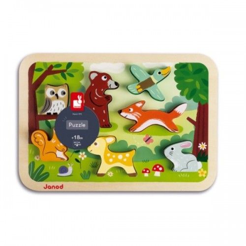 PUZZLE ENCASTREMENT CHUNKY PUZZLE FORET