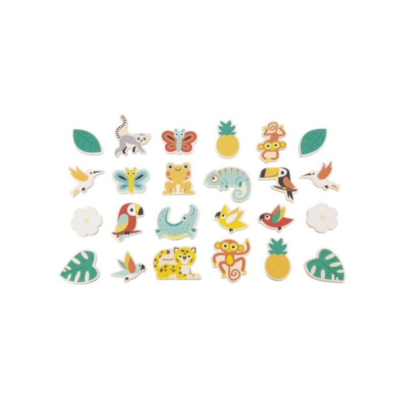 MAGNETS 24 PIECES TROPICAUX - TROPIK