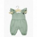 POUPEE MINIKANE VETEMENT COMBINAISON CLAUDIE EN MILLERAIE VERT SAUGE