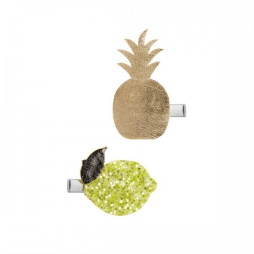 BARRETTES CITRON ET ANANAS * 2