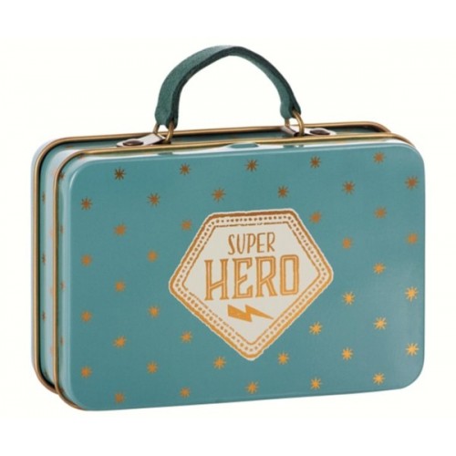 PETITE VALISE EN METAL SUPER HEROS