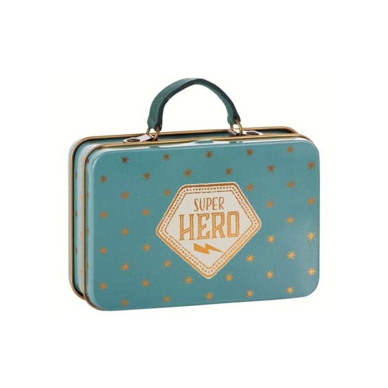 PETITE VALISE EN METAL SUPER HEROS