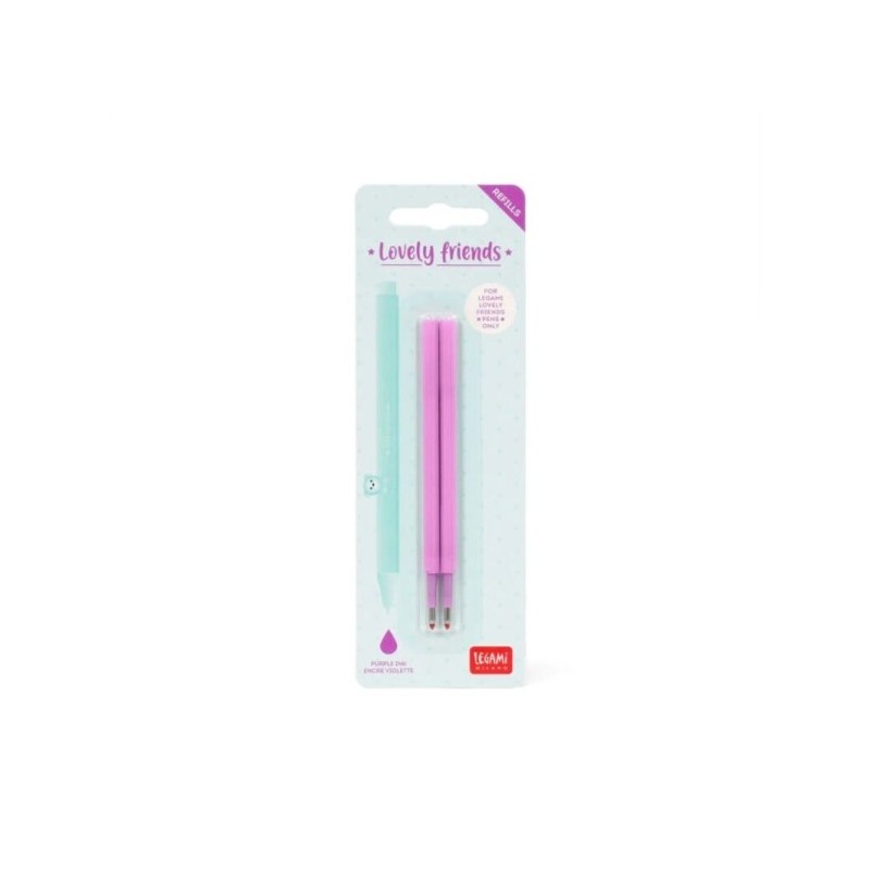 STYLO LOVELY FRIENDS - 2 RECHARGES NEON VIOLET 0.5