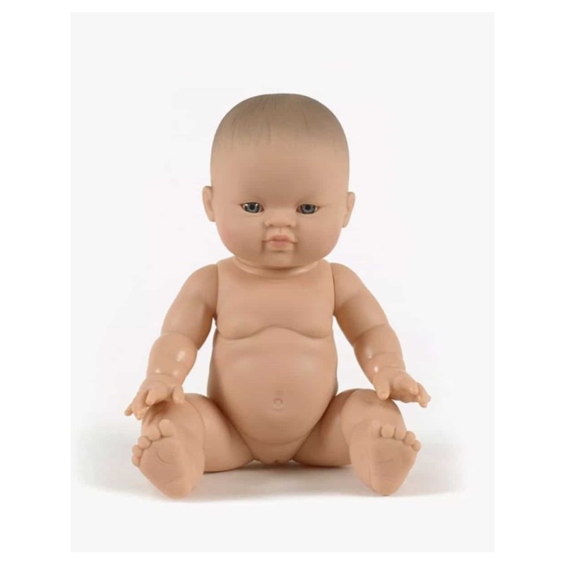 POUPEE MINIKANE PETITE FILLE D'ASIE AUX YEUX CLAIRS ALIZEE 34 CM