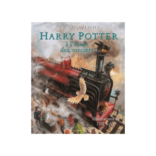 HARRY POTTER ILLUSTRE T01 - HARRY POTTER A L&#039;ECOLE DES SORCIERS