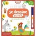 JE DESSINE, J'EFFACE - LES ANIMAUX DE LA FERME