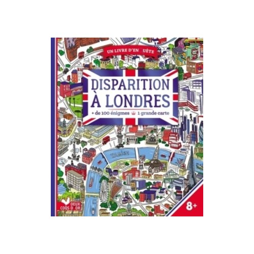 DISPARITION A LONDRES - LIVRE D&#039;ENQUETE AVEC CARTE