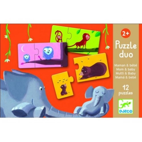 PUZZLE DUO MAMAN BEBE