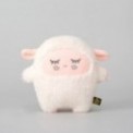 PELUCHE GRAND MOUTON BLANC RICEMERE VISAGE ROSE