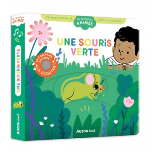 MA COMPTINE ANIMEE - UNE SOURIS VERTE