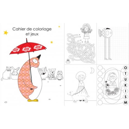 CAHIER DE COLORIAGE ET JEUX