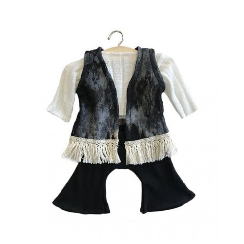 POUPEE MINIKANE VETEMENT ENSEMBLE &quot;GINA&quot; BLACK