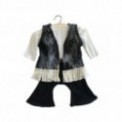 POUPEE MINIKANE VETEMENT ENSEMBLE "GINA" BLACK