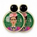 LES PARISIENNES BOUCLES D OREILLES NOMADE PUCES ACIER CHIRURGICAL OR – FRIDA