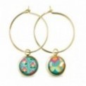 LES PARISIENNES BOUCLES D OREILLES CREOLES ACIER CHIRURGICAL OR – YEYE