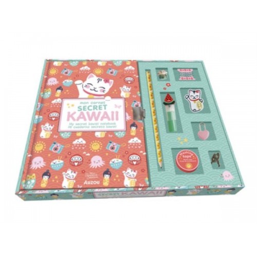 MA PAPETERIE CREATIVE - MON COFFRET DE PAPETERIE KAWAII