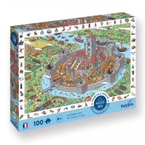 PUZZLE 100 PIECES - LE CHATEAU FORT