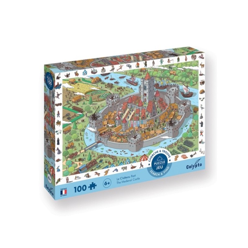 PUZZLE 100 PIECES - LE CHATEAU FORT