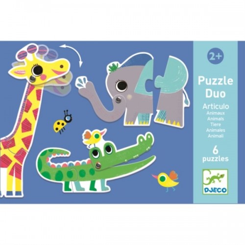 PUZZLE DUO ARTICULO ANIMAUX