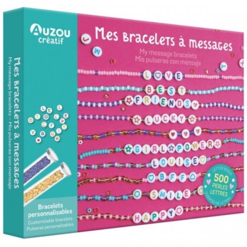 MON COFFRET D&#039;ARTISTE - MES BRACELETS A MESSAGES