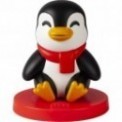 FIGURINE MUSICALE PINGOUIN CHANTS DE NOEL