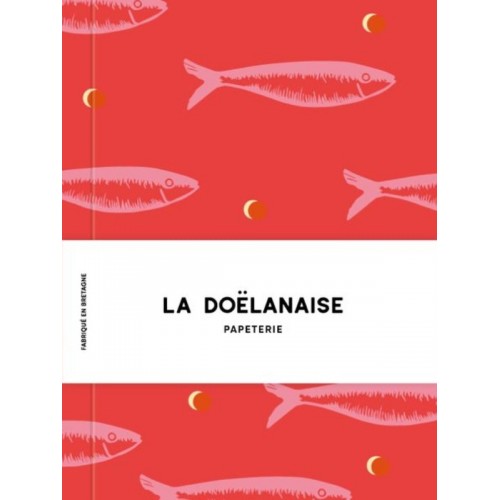 CAHIER A6 SOUPLE 96 PAGES BLANCHES - SARDINES ROUGES