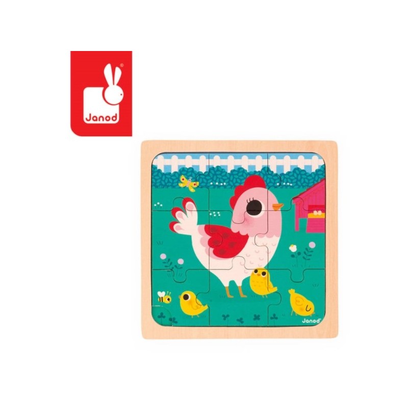 PUZZLE ENCASTREMENT POULETTE HENRIETTE