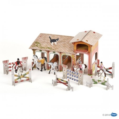 CHEVAL - LE PONEY CLUB CARTON + FIGURINES