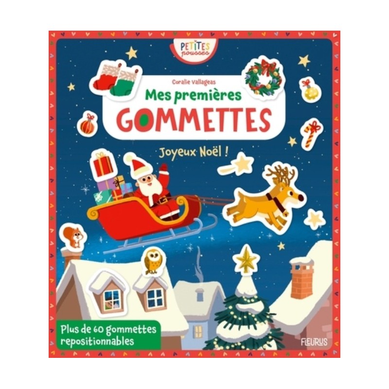 MES PREMIERES GOMMETTES JOYEUX NOEL !