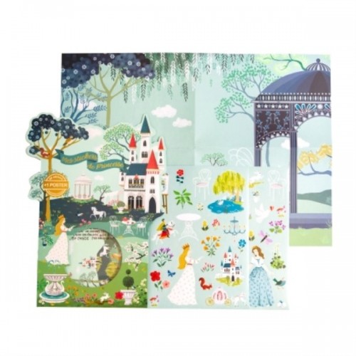 JEU STICKERS + POSTER JARDIN DE LA PRINCESSE