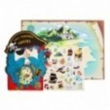 JEU STICKERS + POSTER DES PIRATES