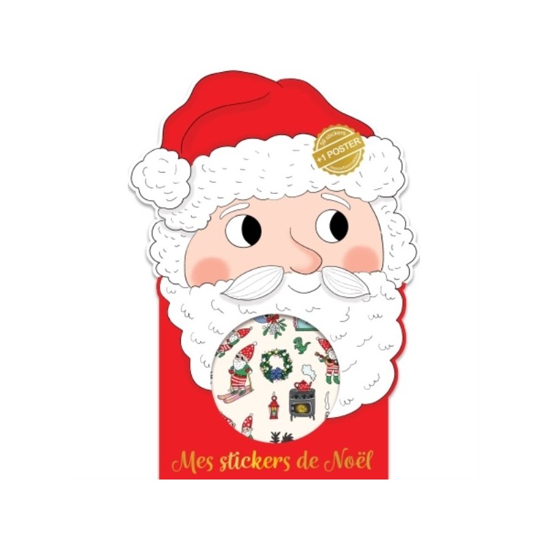 JEU STICKERS + POSTER L'ATELIER DU PERE NOEL