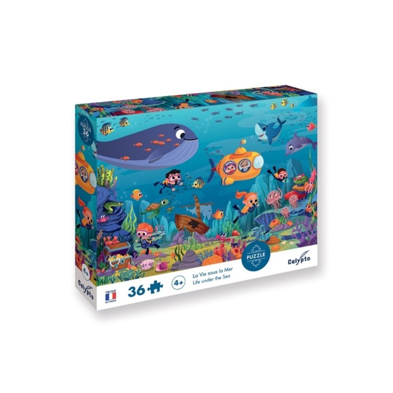 PUZZLE 36 PIECES - LA VIE SOUS LA MER