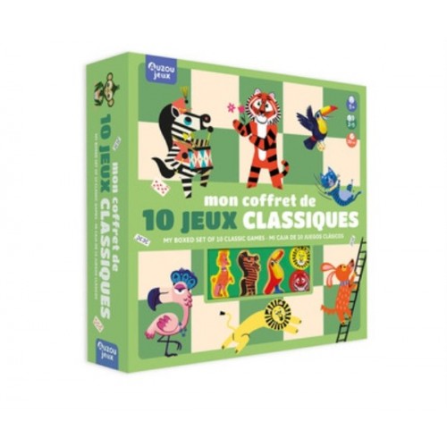 MON COFFRET DE 10 JEUX CLASSIQUES