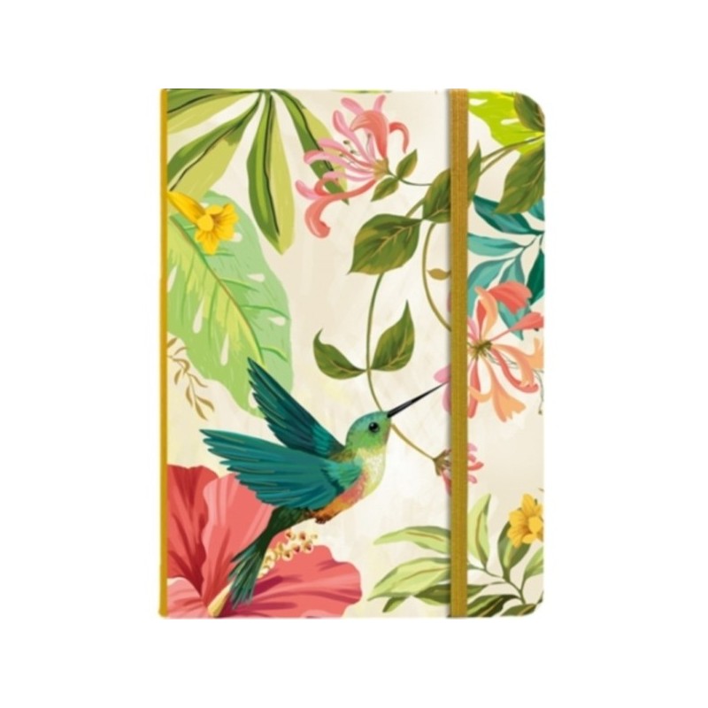 CARNET A6 COUVERTURE RIGIDE COLIBRI