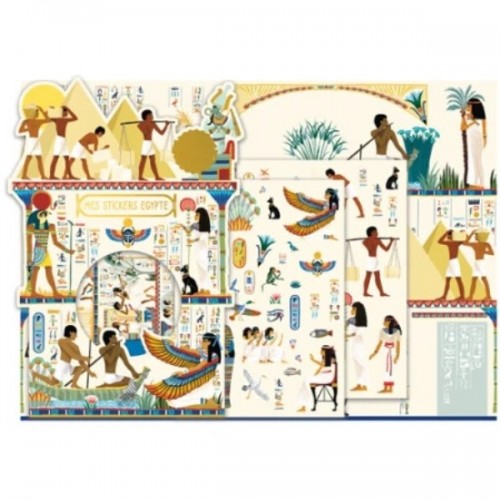 JEU STICKERS + POSTER EGYPTE