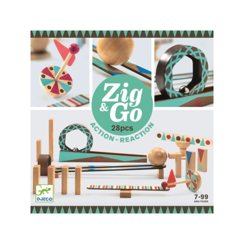 CIRCUIT DE BILLES ZIG & GO - ROLL 28 PIECES